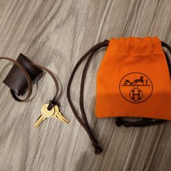 Vintage Hermes Brass Set Of Keys to  a Kelly or Birkin lock
