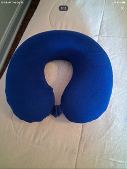 Blue Travel Neck Pillow