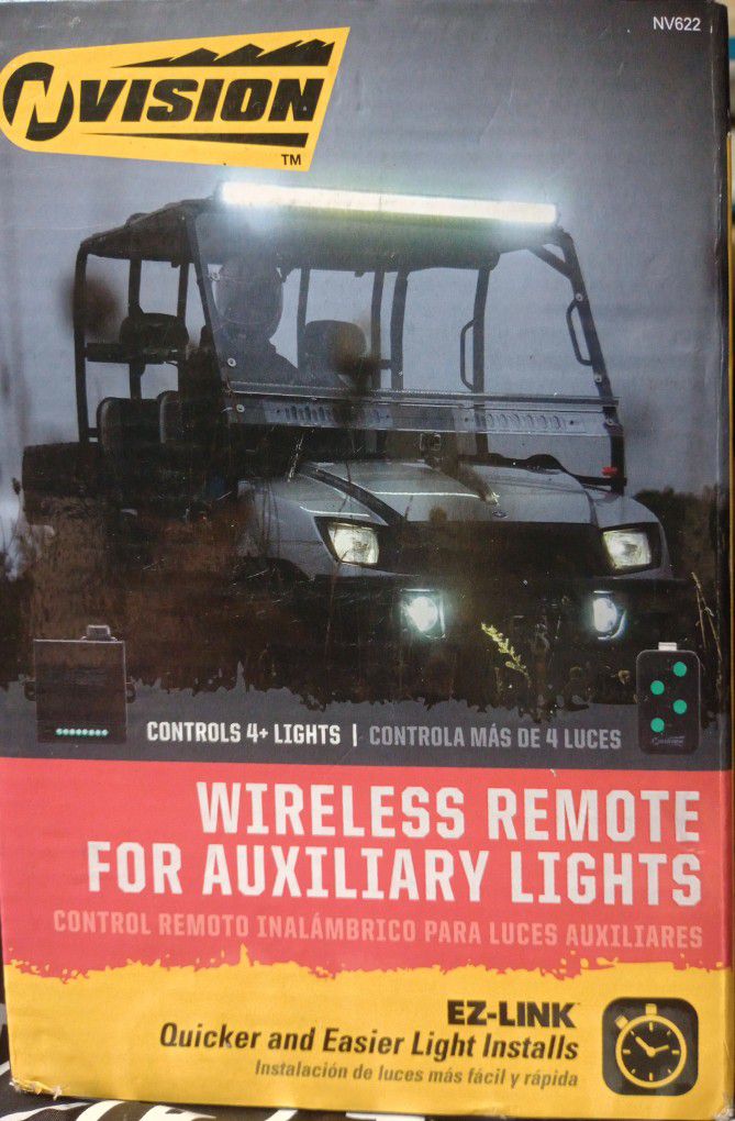 NVision Wireless Remote for Auxiliary Lights EZ-Link NV622 NEW!