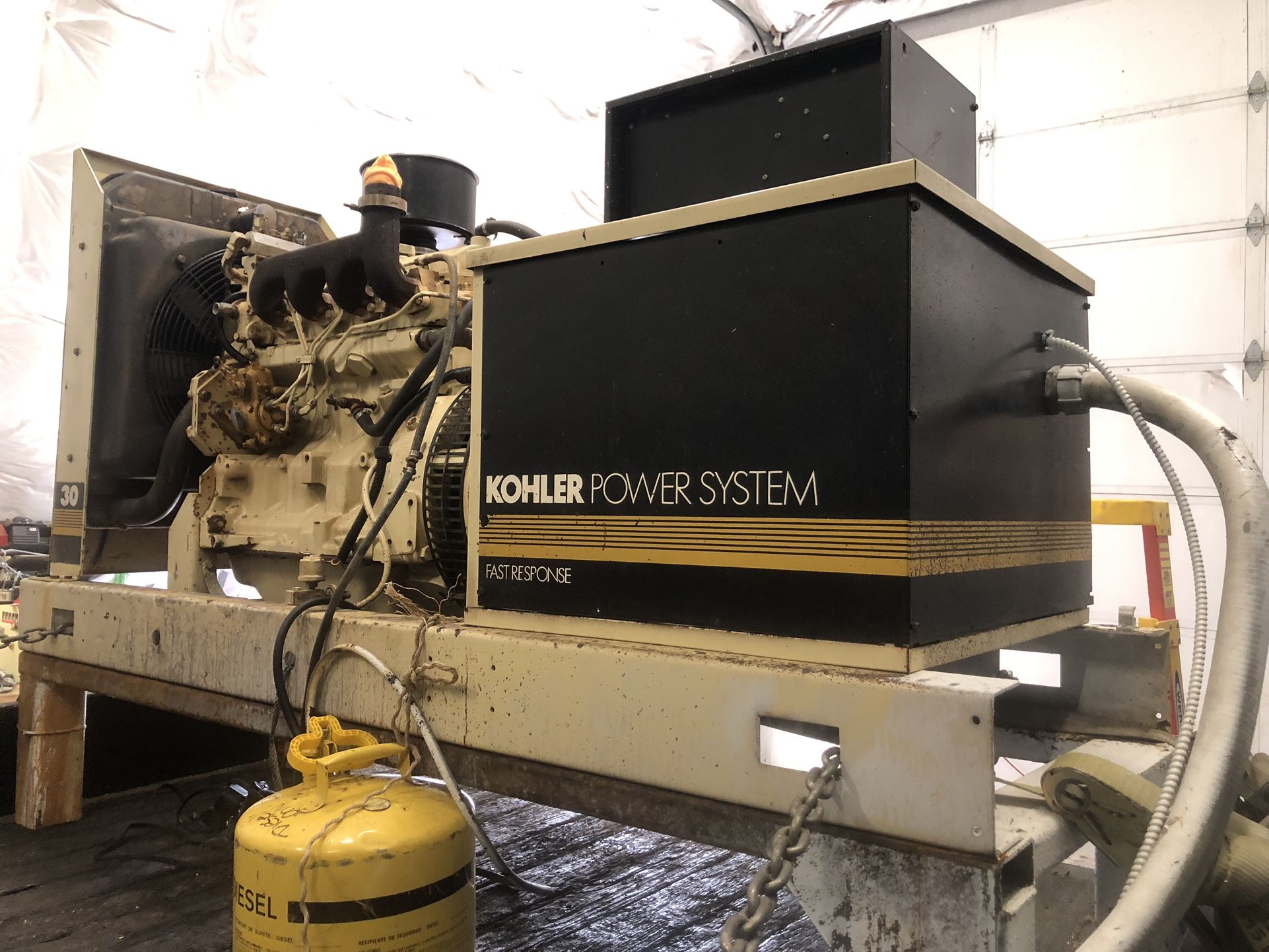 Kohler 30kw Diesel Generator Skid Mountc