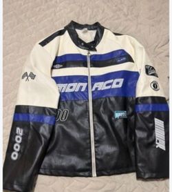 Large Monaco Racing Moto Jacket Costume