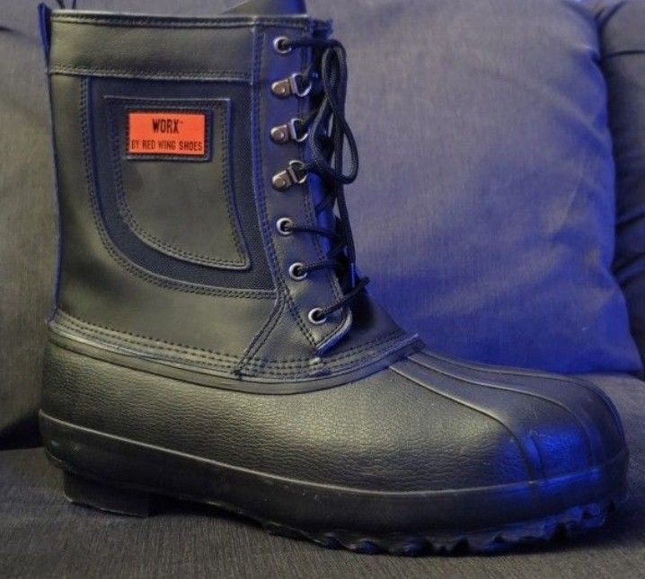 Worx Red Wing Boots Heavy Duty Work Boots Size 12