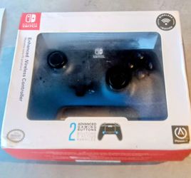 Nintendo Switch wireless controller Power A blue & blk