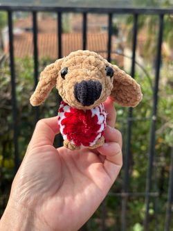 Crochet Dachshund Dog plushie