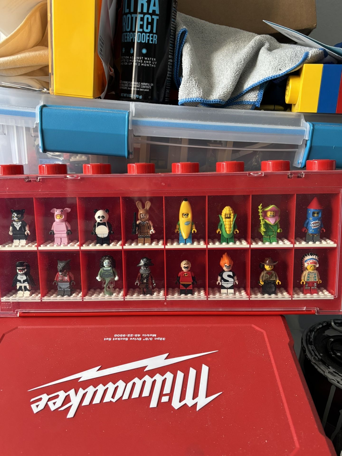 Lego MiniFigures And Case