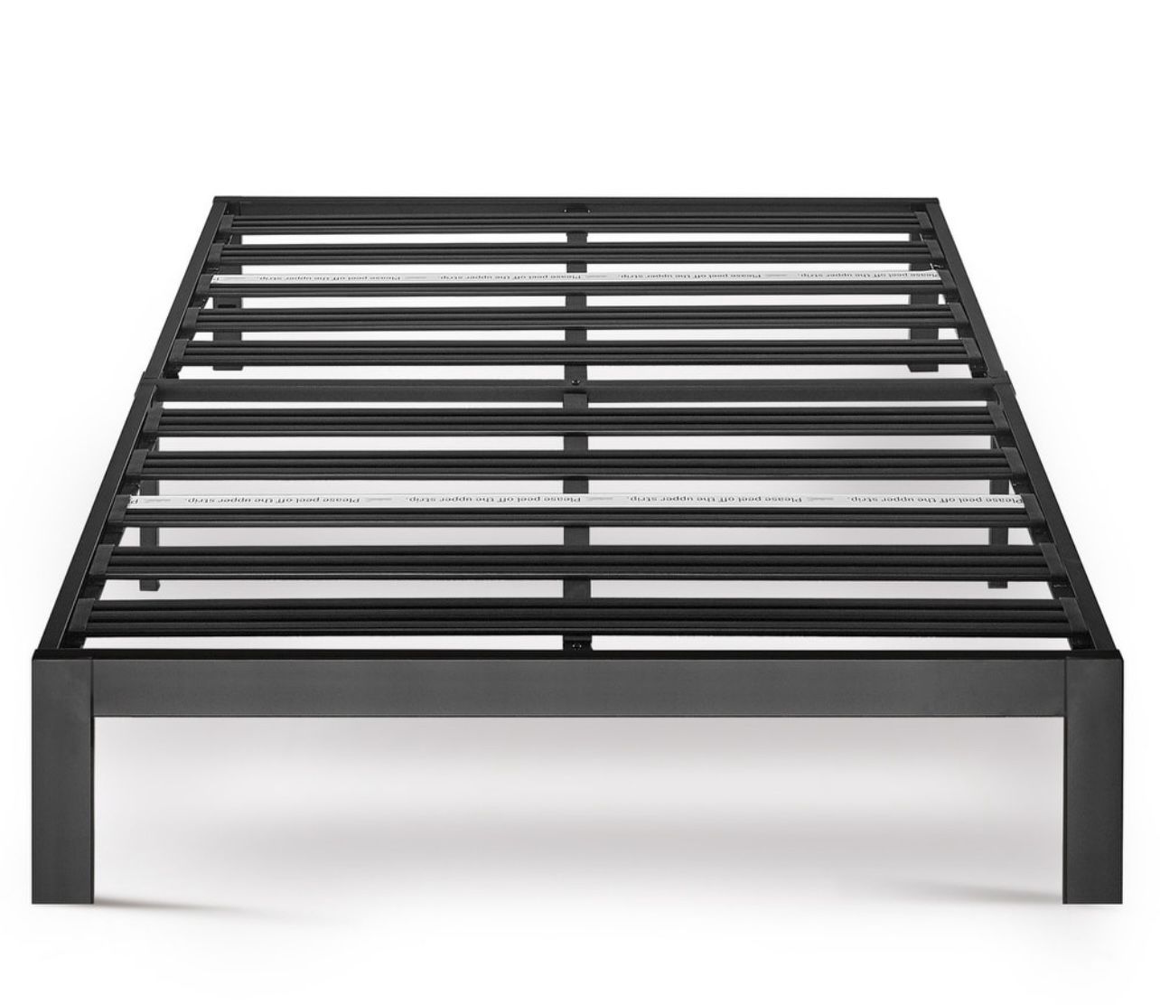 Heavy Duty Steel Slat Platform Bedframe - Queen Size