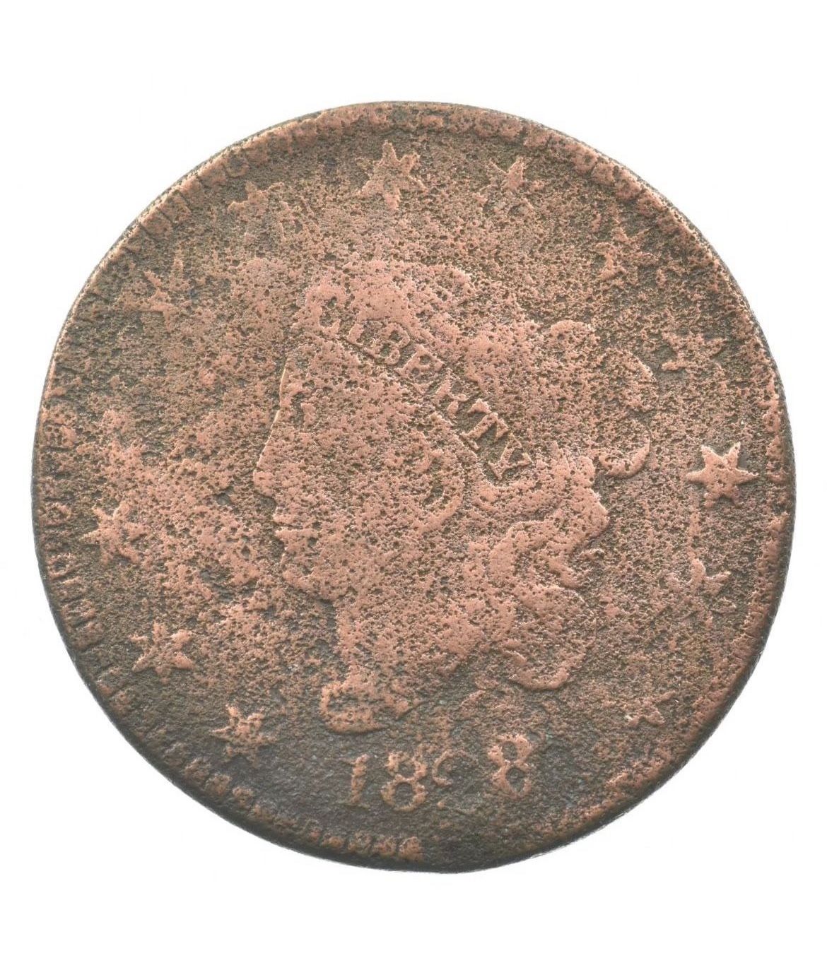 1828 Coronet Head Cent