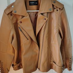 Faux Leather Jacket Nwot 