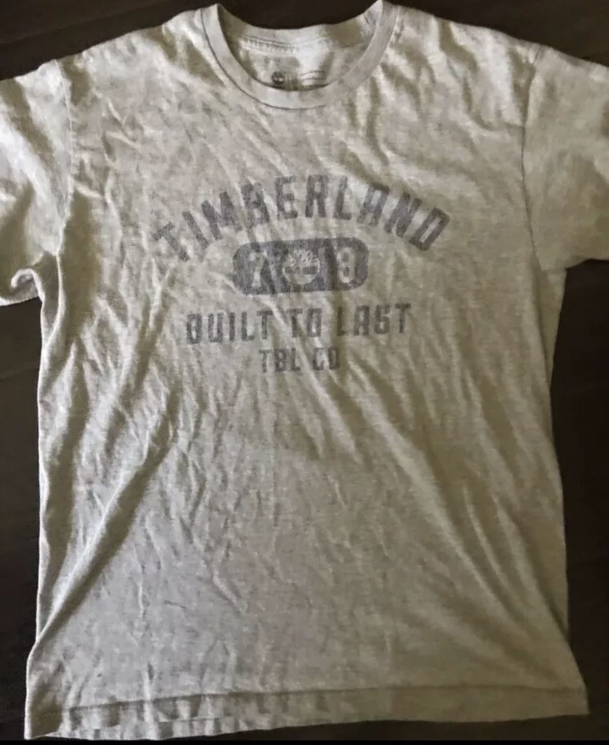 Vintage Timberland Men's T-Shirt Size Large/L grey color 100% Cotton