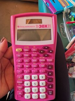 Texas Instruments -TI-30X IIS Scientific Calculator 2 Line Solar PINK