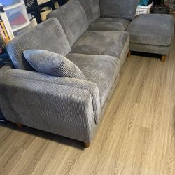 Sofa Couch With Ottoman Brand New