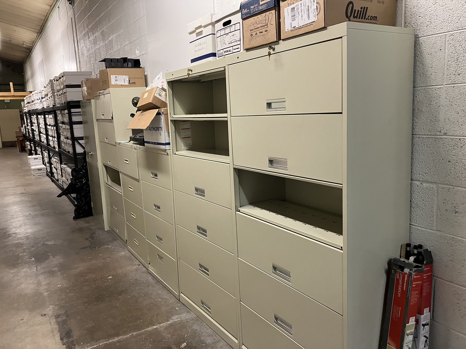 HON Beige Metal File Cabinets