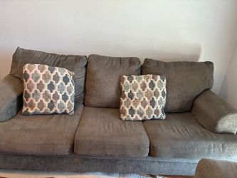 Grey couches