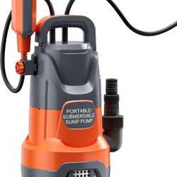 Sump Pump with Float Switch Submersible Water Pump Automatic 1.2HP