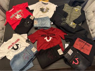 Kids 2,3 True Religion outfit sets