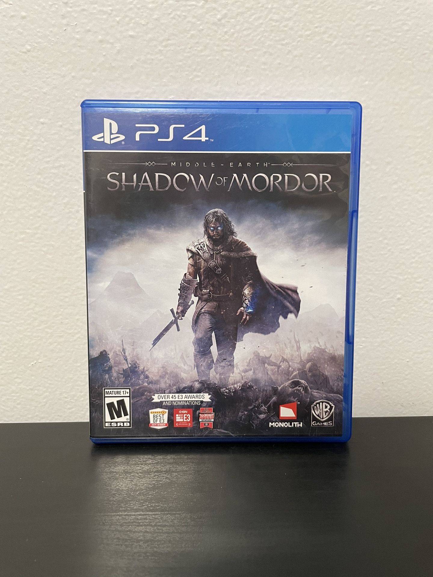 Middle Earth Shadow of Mordor PS4 Sony PlayStation 4 Video Game CIB LOTR 2014