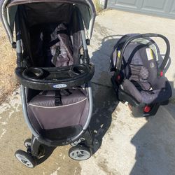 Graco Snugride 30 Carseat With Stroller