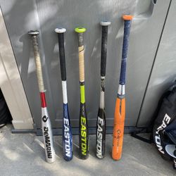 Baseball Bats -DeMarini, Easton Mako XL, and more 30-32” (see full description for prices)