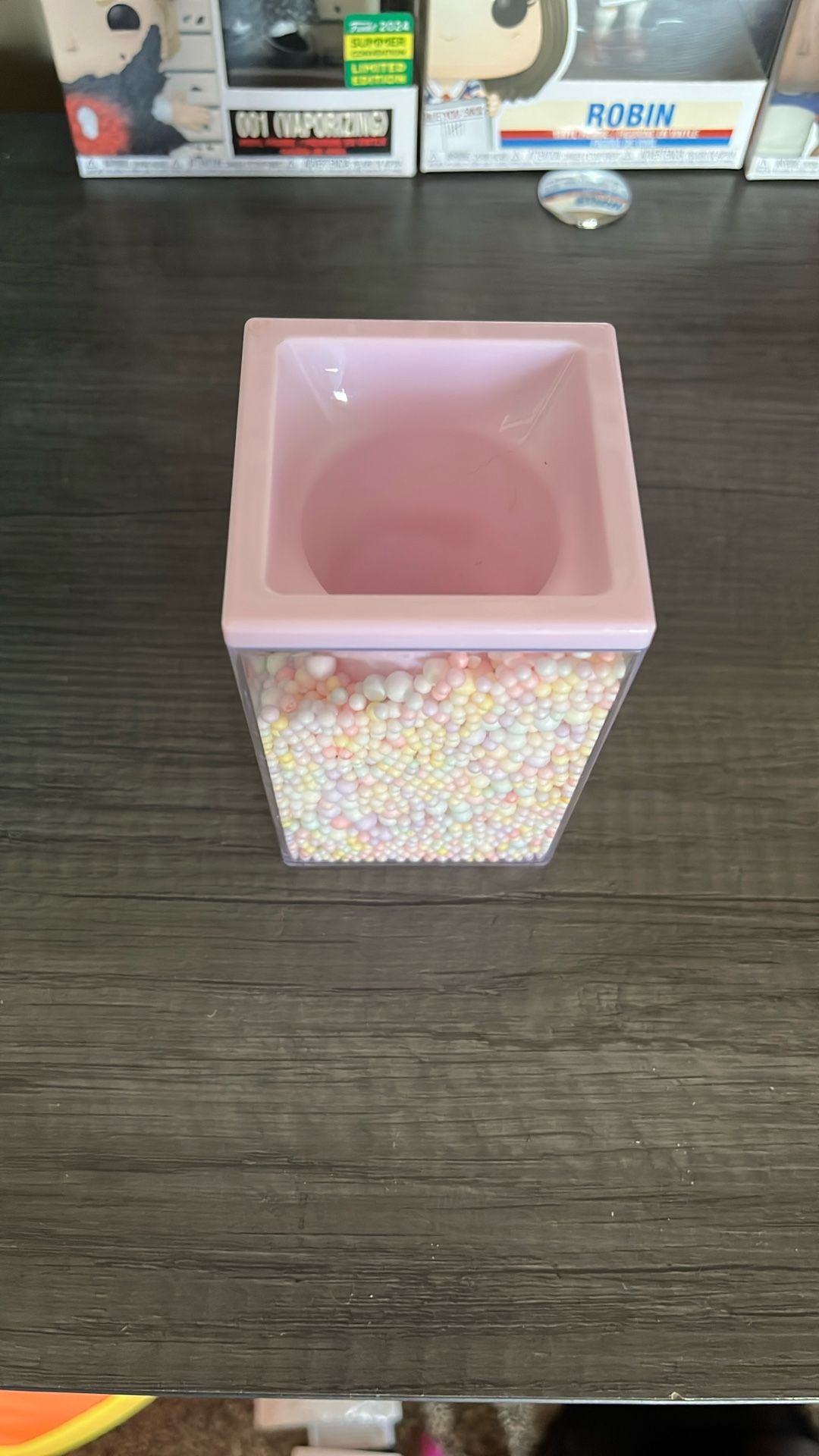 Cute Purple And Rainbow Pencil Holder