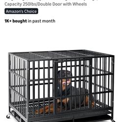 Dog Crate/cage Heavy Duty Steel 
