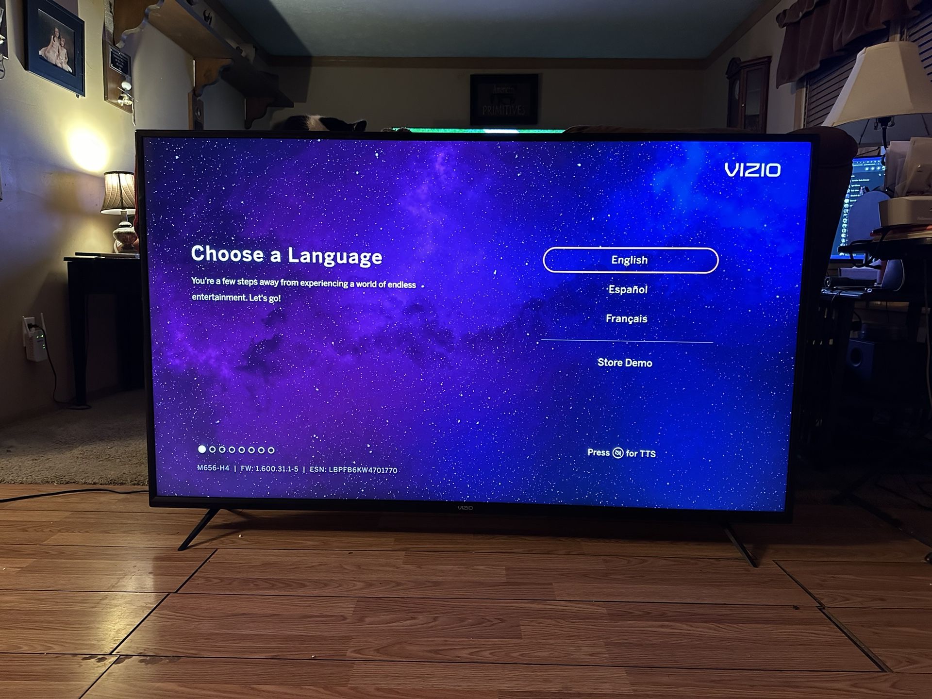 2020 Vizio 65” M series 4K HDR Q Led Smart TV
