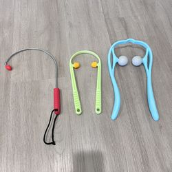 Manual Neck & Shoulder Massager Set (3 Pieces)