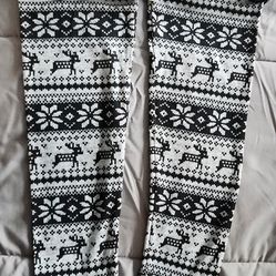 New Lace-Trim Reindeer Knit Leg Warmers