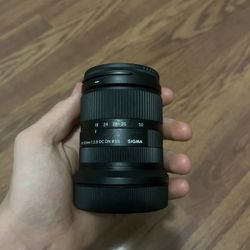 Sigma 18-50 f/2.8 (RF) + Polarizer 