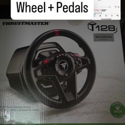 XBOX GAMING WHEEL + PEDALS 