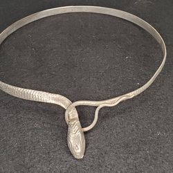 Vintage Guardian Snake Necklace