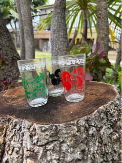 Antique  swanky swig glasses