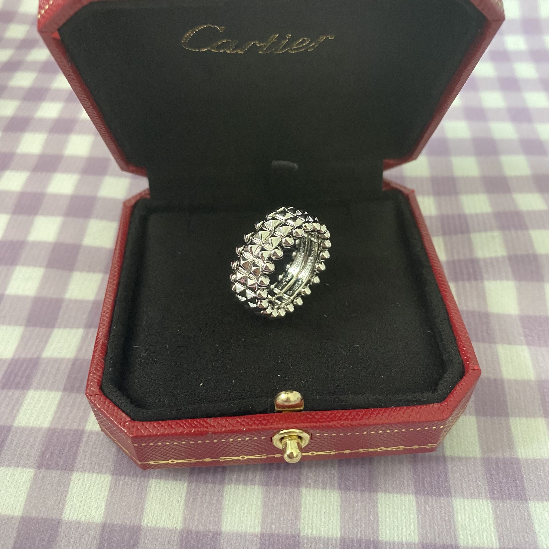 Mediun Clash de Cartier Ring 18K White Gold
