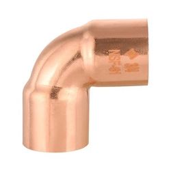3/4" 90º Short Radius Copper Elbow $2.00 each $54.00 box of 30 
