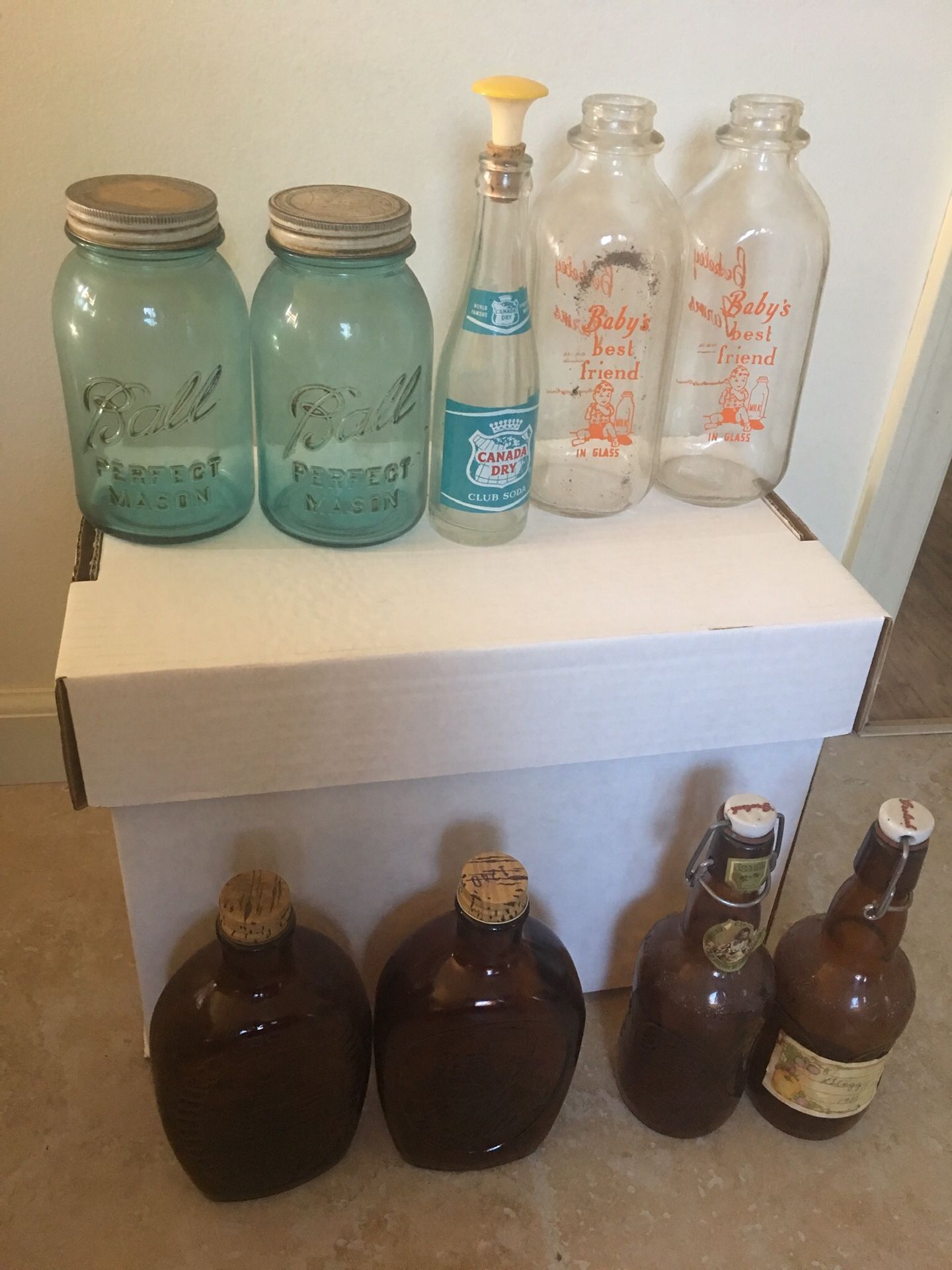 1950’s antique bottle collection