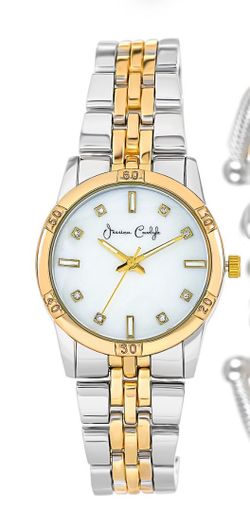 Jessica Carlyle Women's with Tone Metal Alloy Analog Watch, 33mm