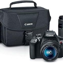Canon EOS Rebel T6 Digital SLR Camera Kit with EF 75-300mm Zoom Lens.