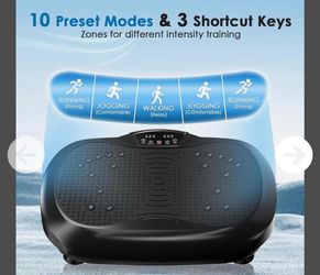 Whole Body Vibration Fitness Plate Machine – Home Workout Trainer