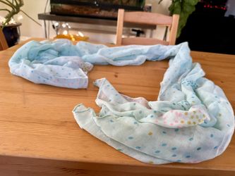 Polka Dot Scarf in Pastel Hues