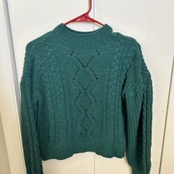 Green Knit Sweater
