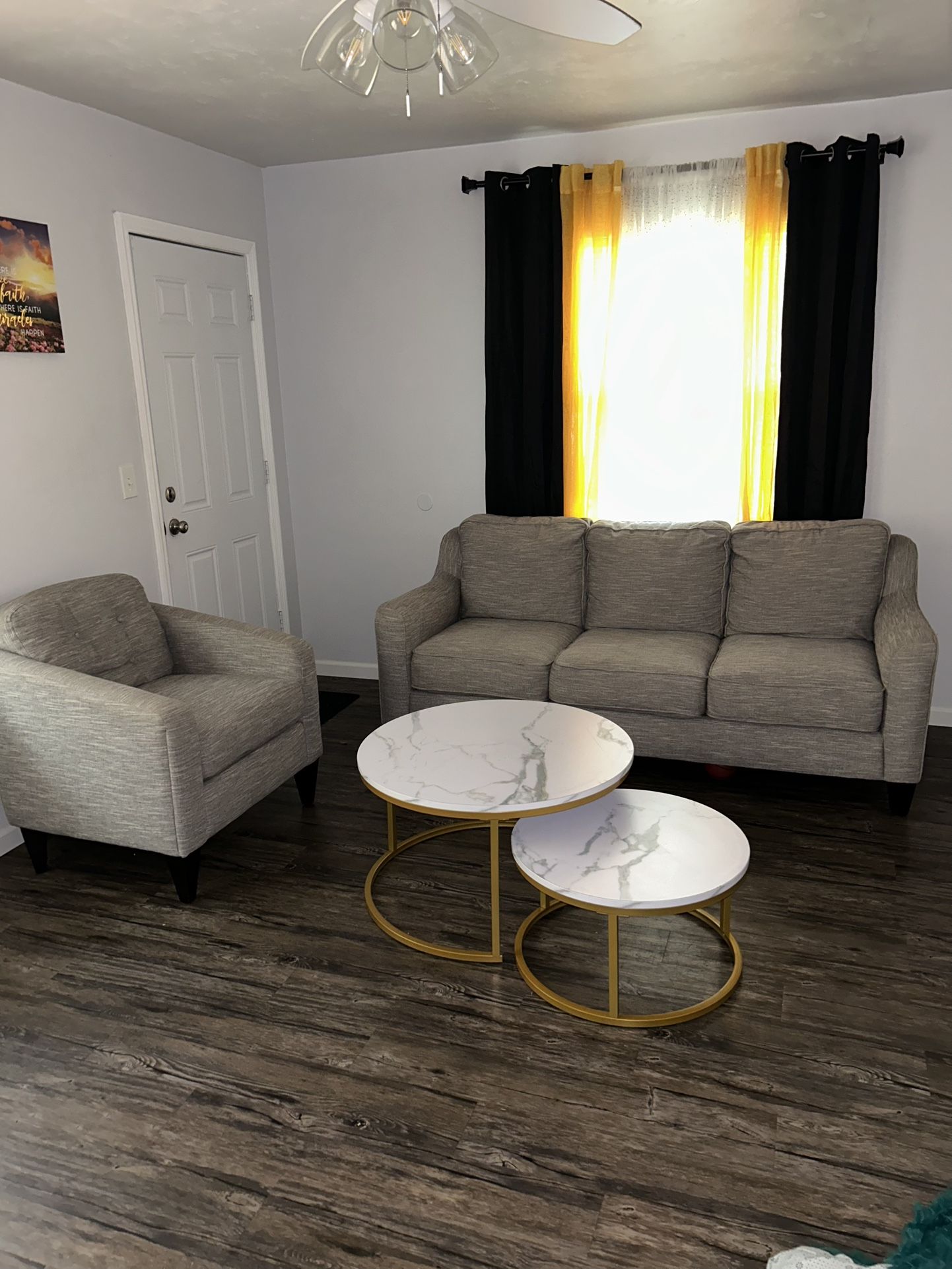 Grey Couch And Chair