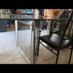 Heavy tables Some Mirrors Are Cracked Sofa Torn 