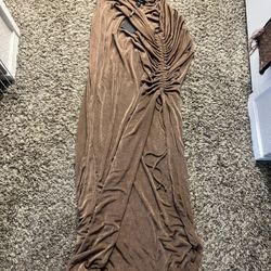 JLUXLABEL PECAN HANNA SLINKY SKIRT (XXL) 