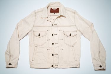 Bravestar Ecru Mojave Denim Jacket Medium