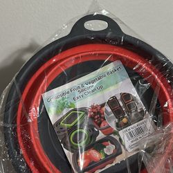 Silicone Collapsible, Fruit And Veggie Basket