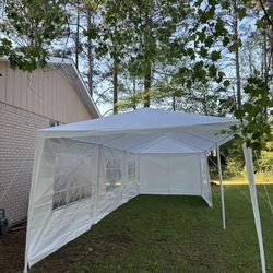 Big New Event Party Tent Weatherproof Strong Sidewalls Windows All Around Removable ... They R.ent similar tents for $150-$200+ but this time you Buy