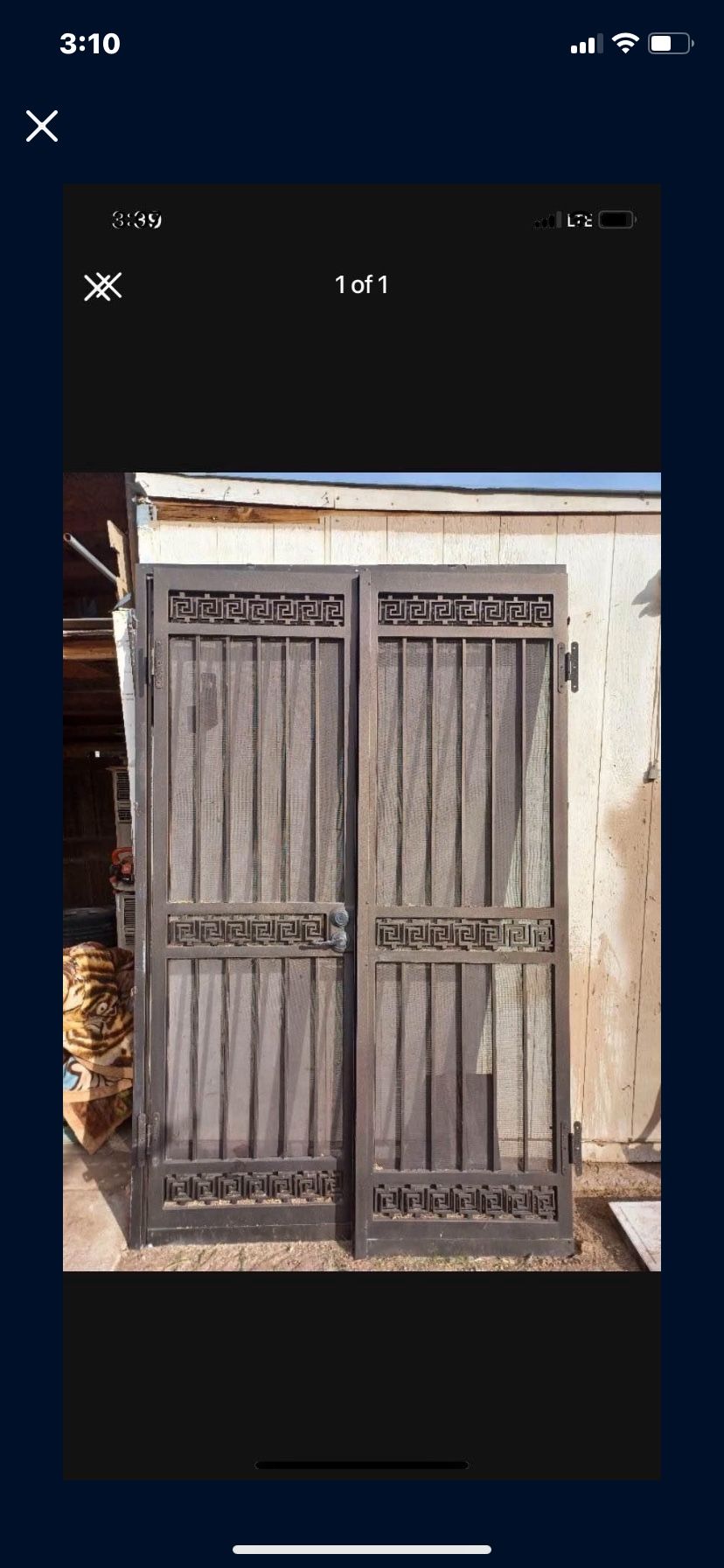 Heavy Duty Built To Last Security Doors FRAME INCLUDED  MESH SCREEN 60/91 Tall Including Frame 