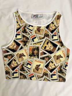 FILA X Playboy Collab Crop Top
