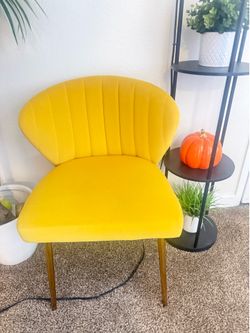 Modern Yellow Accent Chair