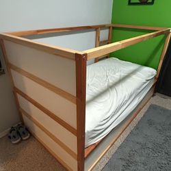 IKEA Reversible Bed X2(can Deliver And Assemble)
