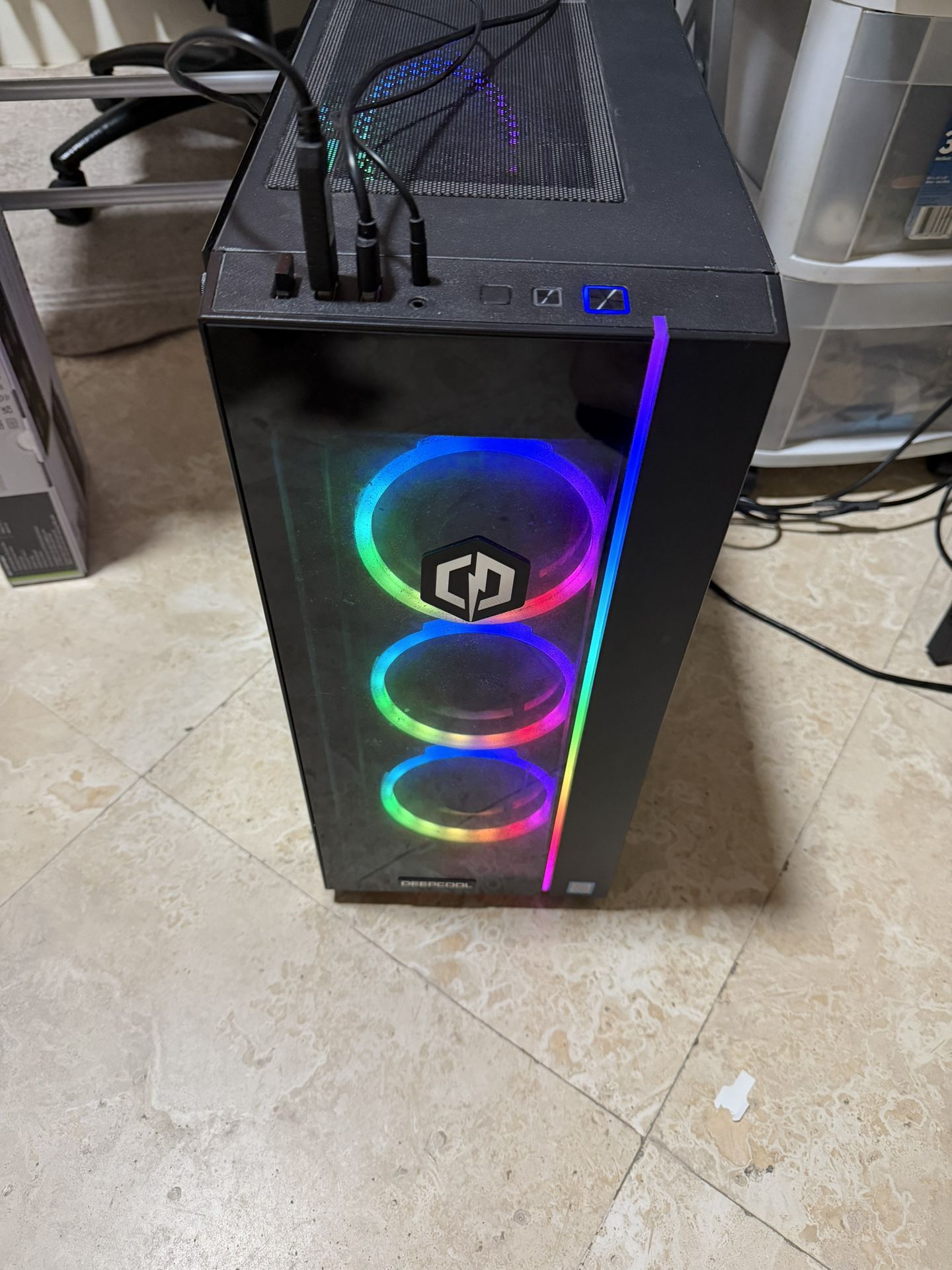 Gaming/streaming pc Ready With Keyboard And Mouse